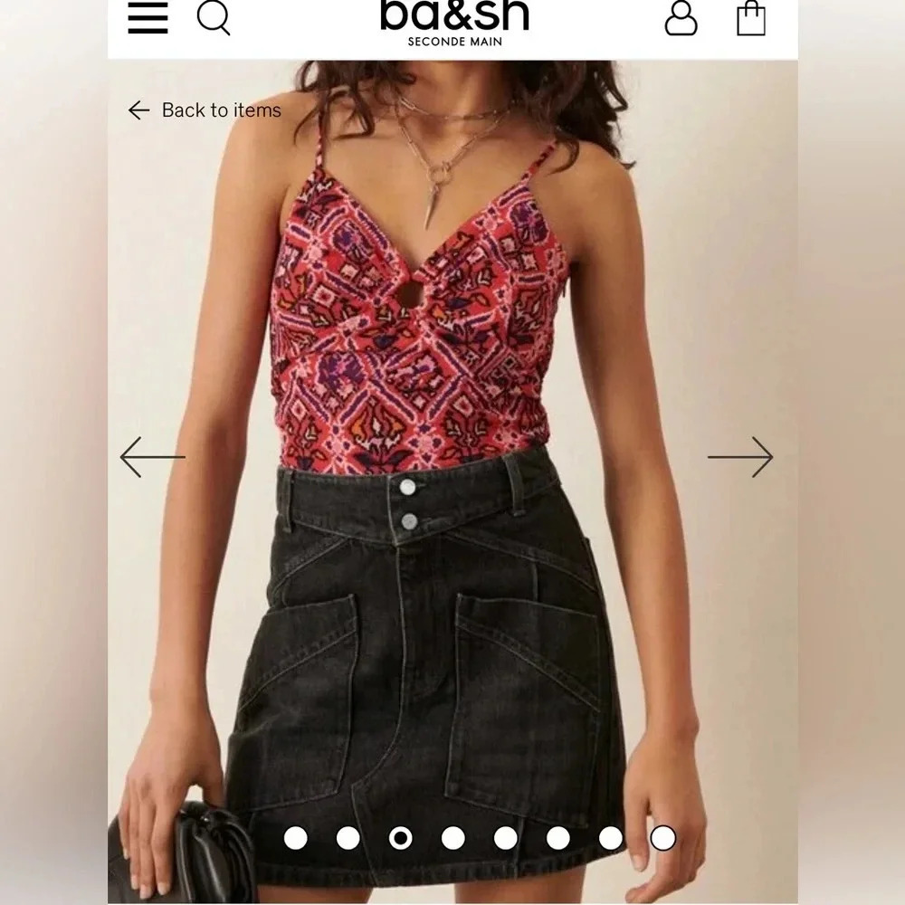 BA&SH Top size Large NWT